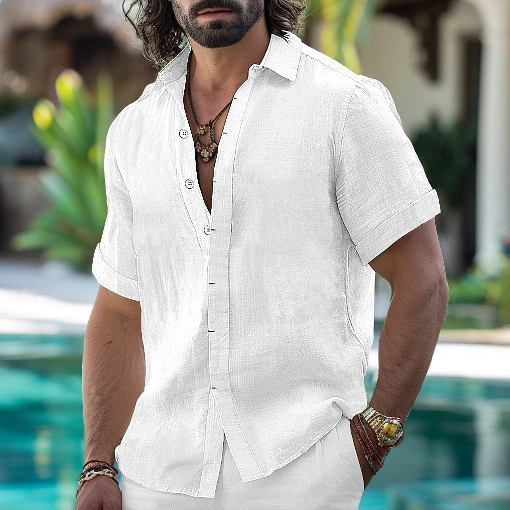 Camicia Lino Uomo | Fresca Tutto il Giorno