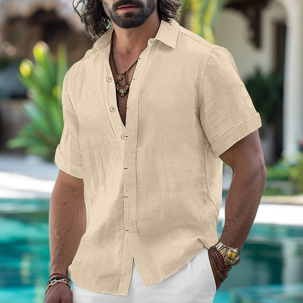 Camicia Lino Uomo | Fresca Tutto il Giorno