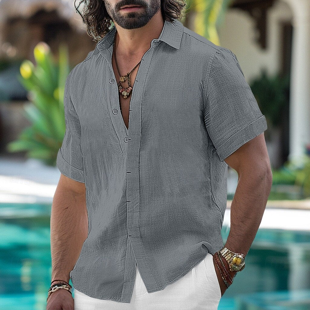 Camicia Lino Uomo | Fresca Tutto il Giorno